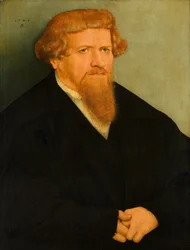 Porträt eines Mannes mit rotem Bart